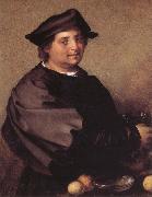 Andrea del Sarto Portrait of man oil painting artist